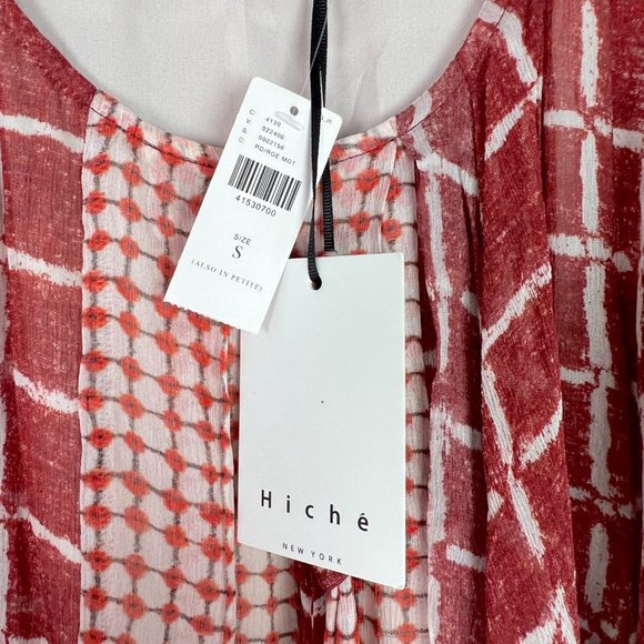 NWT Anthropologie Hiche Emery Ruffled Dress Shift Size Small S NEW N2109 - Picture 6 of 13